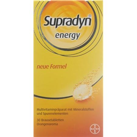 Supradyn Energy Brausetabletten Orange  30 Stück - PrimeCare Global