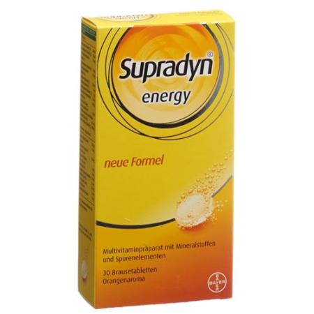 Supradyn Energy Brausetabletten Orange  30 Stück - PrimeCare Global