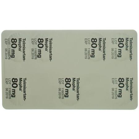 Telmisartan 80 mg tablets Mepha 98 pcs - PrimeCare Global