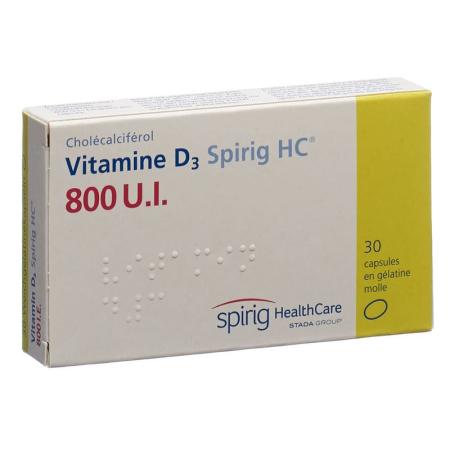 VITAMIN D3 Spirig HC Caps 800 IU - PrimeCare Global