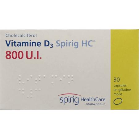 VITAMIN D3 Spirig HC Caps 800 IU - PrimeCare Global
