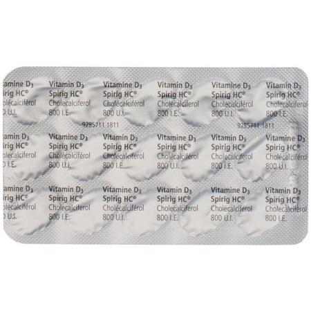 VITAMIN D3 Spirig HC Caps 800 IU - PrimeCare Global