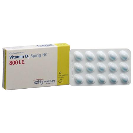 VITAMIN D3 SPIRIG HC CAP 800 IU 90 PCS - PrimeCare Global