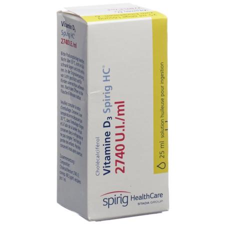 VITAMIN D3 Spirig HC 2740 IE/ml ölige Lös - PrimeCare Global