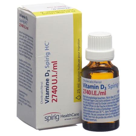 VITAMIN D3 Spirig HC 2740 IE/ml ölige Lös - PrimeCare Global