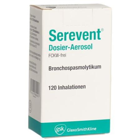 Serevent 25 mcg dosing aerosol CFC-free 120 doses - PrimeCare Global