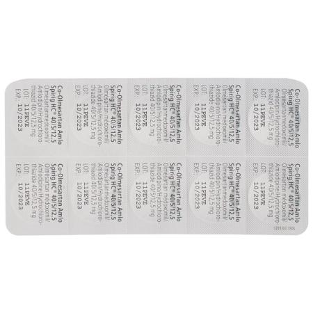 CO-OLMESARTAN AMLO Spirig HC 40/5/12.5mg - PrimeCare Global