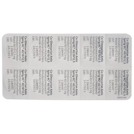Co-olmesartan Amlo Spirig HC Filmtabl 40/10/12.5 mg 100 pcs - PrimeCare Global