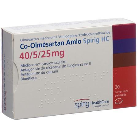 CO-OLMESARTAN AMLO Spirig HC 40/5/25mg - PrimeCare Global