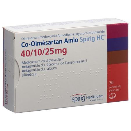 CO-OLMESARTAN AMLO Spirig HC 40/10/25mg - PrimeCare Global