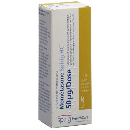 Mometason Spirig HC nasal spray 0.05 mg/dose 3 bottles 140 doses - PrimeCare Global