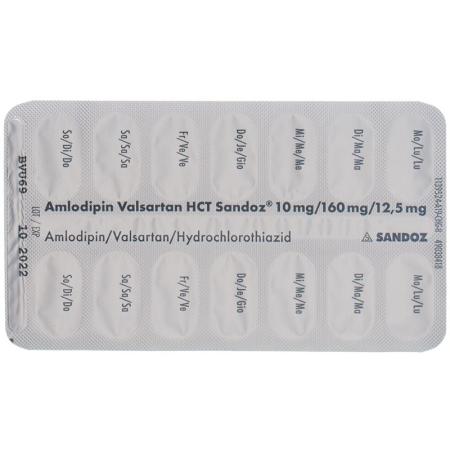 AMLODIPIN VALSARTAN HCT Sandoz 10/160/12.5 - PrimeCare Global