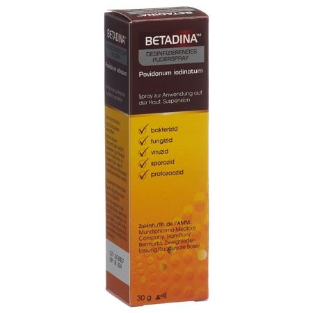 Betadina disinfecting powder spray 30 g - PrimeCare Global