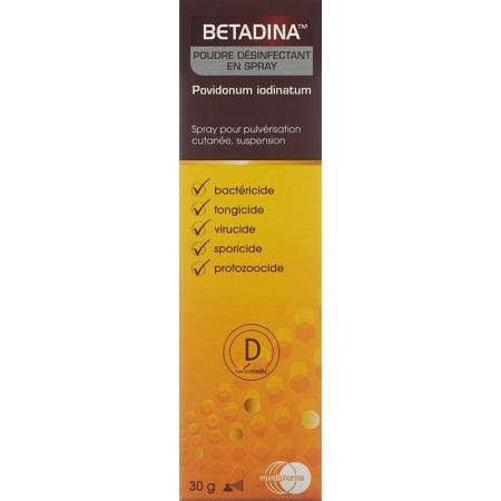 Betadina disinfecting powder spray 30 g - PrimeCare Global