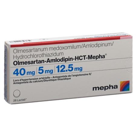 OLMESARTAN AMLO HCT Mepha Lactab 40/5/12.5 - PrimeCare Global