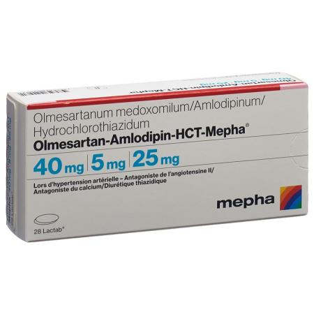 OLMESARTAN AMLO HCT Mepha Lactab 40/5/25 - PrimeCare Global