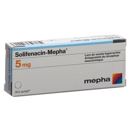Solifenacin-Mepha Lactab 5 mg Ds 100 pcs - PrimeCare Global