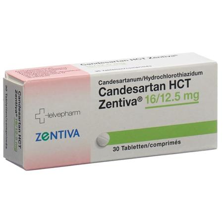Candesartan HCT Zentiva Tabl 16/12.5 mg 30 pcs - PrimeCare Global