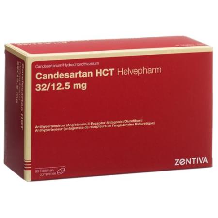 Candesartan HCT Helvepharm Tabl 32/12.5mg 98 pcs - PrimeCare Global