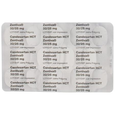 Candesartan HCT Zentiva Tabl 32/25 mg 98 pcs - PrimeCare Global
