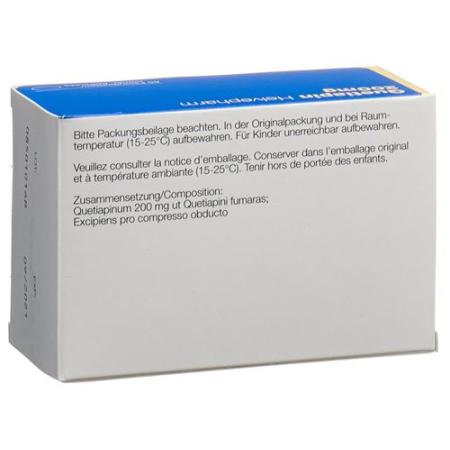 Quetiapine Helvepharm Filmtabl 200 mg 60 pcs - PrimeCare Global