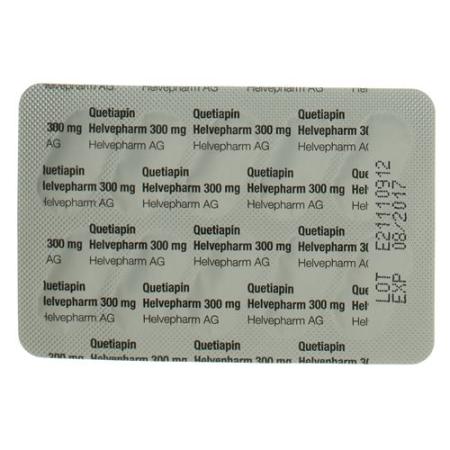 Quetiapine Helvepharm Filmtabl 300 mg 60 pcs - PrimeCare Global