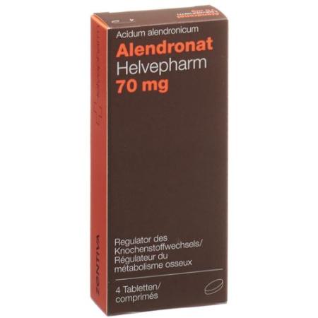 Alendronate Helvepharm Tabl 70 mg 4 pcs - PrimeCare Global