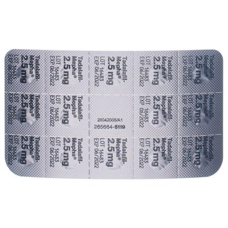 TADALAFIL Mepha Lactab 2.5 mg - PrimeCare Global