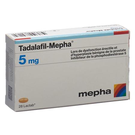 Tadalafil-Mepha Filmtabl 5 mg 84 pcs - PrimeCare Global