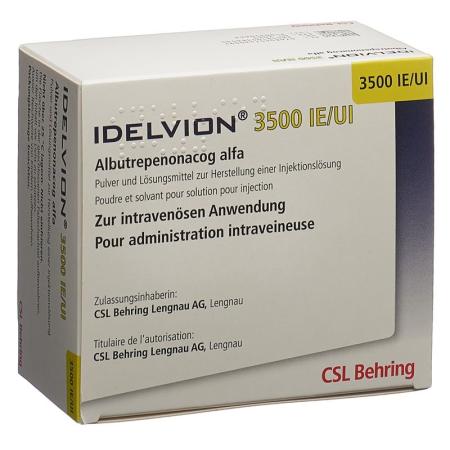 IDELVION Trockensub 3500 IE c Solv + Set - PrimeCare Global