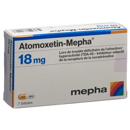 ATOMOXETIN Mepha Caps 18 mg - PrimeCare Global