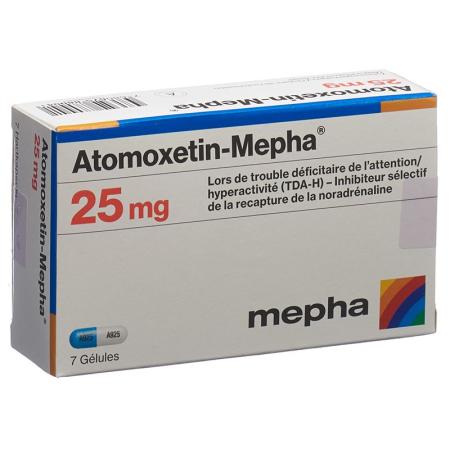 Atomoxetine-Mepha Kaps 25 mg 28 pcs - PrimeCare Global