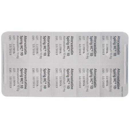 ATORVASTATIN Spirig HC film tablets 10 mg - PrimeCare Global