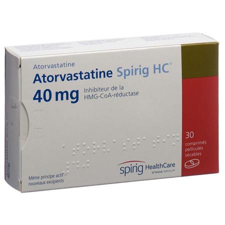 Atorvastatin Spirig HC Filmtabl 40 mg 30 pcs - PrimeCare Global
