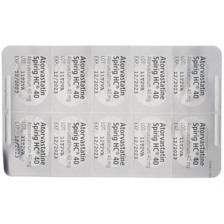 Atorvastatin Spirig HC Filmtabl 40 mg 30 pcs - PrimeCare Global