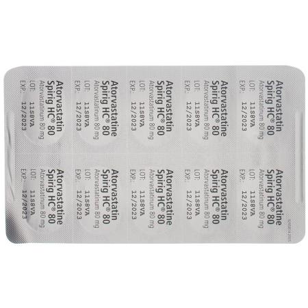 Atorvastatin Spirig HC Filmtabl 80 mg 30 pcs - PrimeCare Global