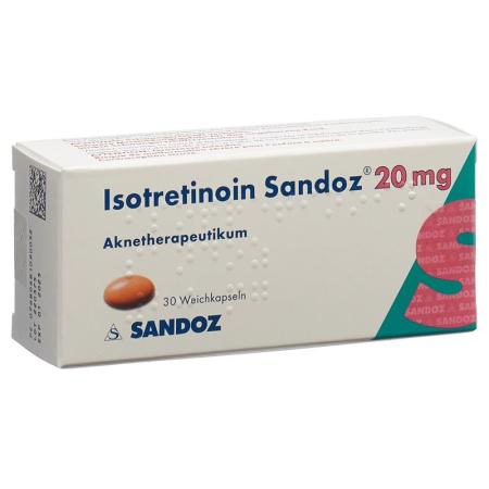 Isotretinoin Sandoz Solucaps 20 mg 30 pcs - PrimeCare Global
