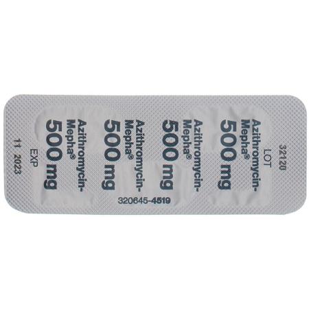 AZITHROMYCIN Mepha film tablets 500 mg - PrimeCare Global