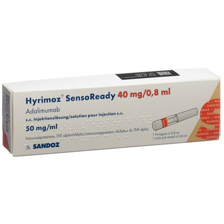 Hyrimoz SensoReady Inj L&ouml;s 40 mg/0.8ml 6 Fertpen 0.8 ml - PrimeCare Global