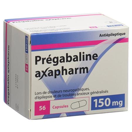 Pregabalin Axapharm Kaps 150 mg 56 pcs - PrimeCare Global