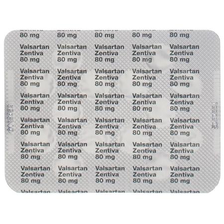 VALSARTAN Zentiva film tablets 80 mg - PrimeCare Global