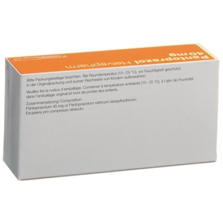 Pantoprazole Helvepharm Filmtabl 40 mg 90 pcs - PrimeCare Global