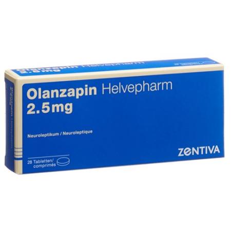 Olanzapine Helvepharm Tabl 2.5 mg 28 pcs - PrimeCare Global