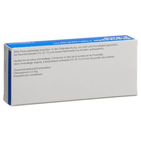 Olanzapine Helvepharm Tabl 2.5 mg 28 pcs - PrimeCare Global