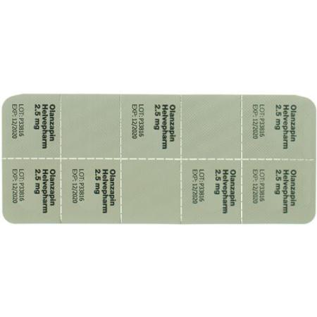 Olanzapine Helvepharm Tabl 2.5 mg 28 pcs - PrimeCare Global