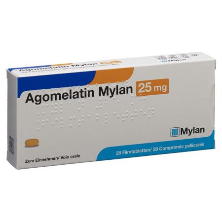 Agomelatine Mylan film tablets 25 mg 98 pcs - PrimeCare Global