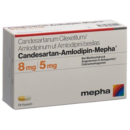 Candesartan-Amlodipin-Mepha Kaps 8mg/5mg 28 pcs - PrimeCare Global