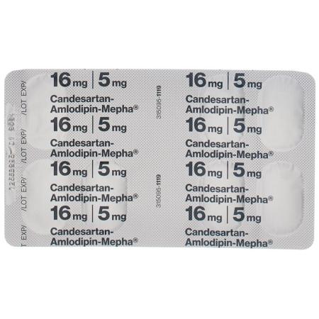 CANDESARTAN-AMLODIP Mepha Kaps 16mg/5mg - PrimeCare Global
