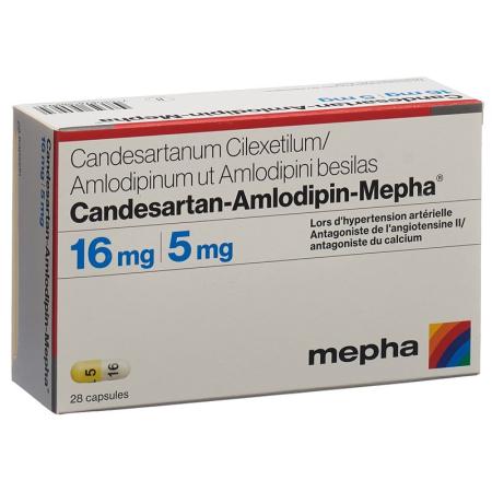 CANDESARTAN-AMLODIP Mepha Kaps 16mg/5mg - PrimeCare Global