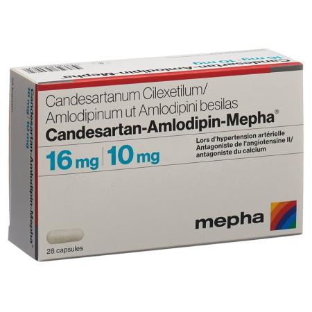 CANDESARTAN-AMLODIP Mepha Kaps 16mg/10mg - PrimeCare Global